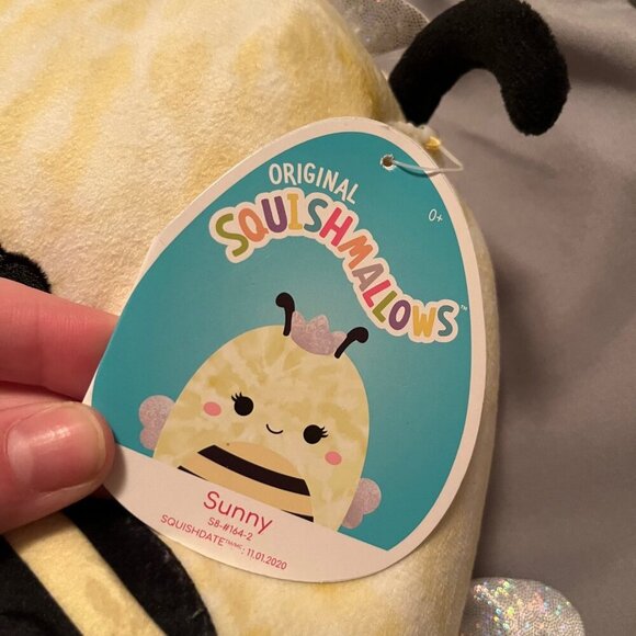 Squishmallows Sunny the Bee Stuffed Plush 10 in - Picture 3 of 7